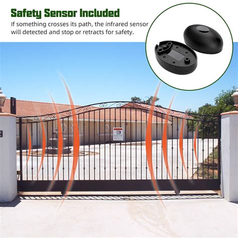 Automatic Sliding Gate Opener 4000 Pounds With Two Remote Controls