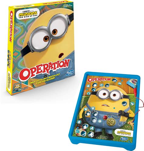 Hasbro Gaming Operation Game Minions The Rise Of Gru Edition Board