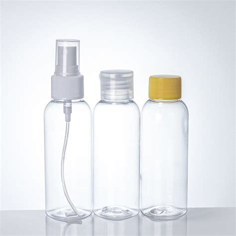 Ml Ml Oz Oz Clear Pet Plastic Cosmo Round Bottle With