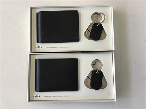 Quantity Of 2 Jag Leather Wallet And Key Ring