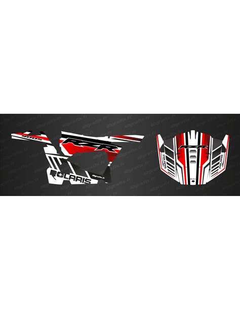 Kit décoration Blade Edition Rouge Blanc IDgrafix Polaris RZ