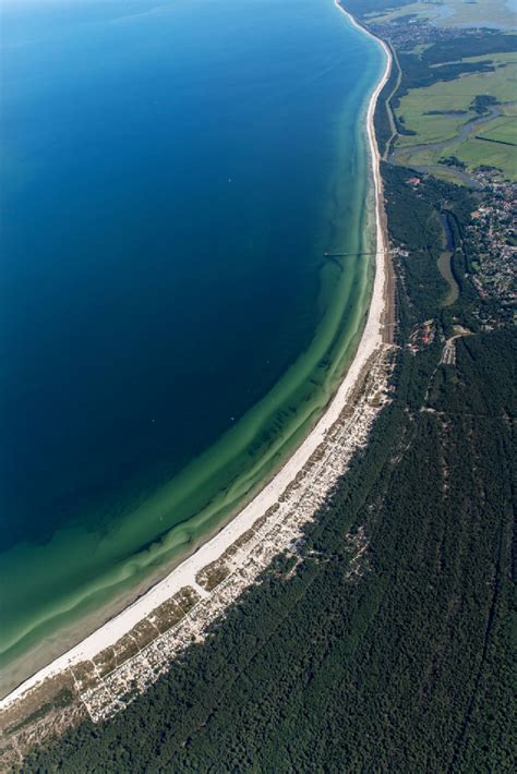 Luftbild Born Am Dar Campingplatz An Der Meeresk Ste Der Ostsee In