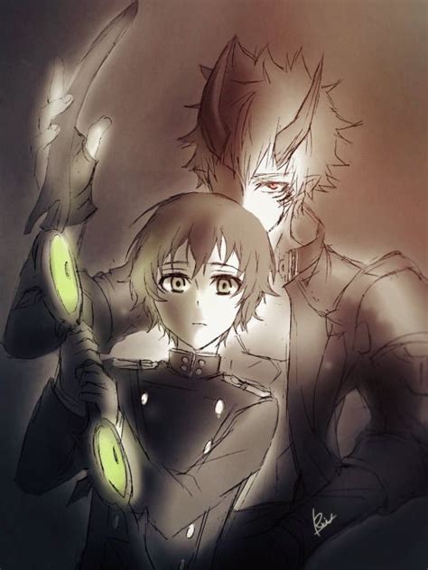 Yoichi Saotome Gekkoin By R1kuuw Owari No Seraph Obras De Arte