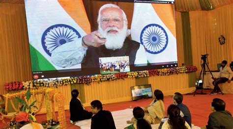 Prime Minister Assam Narendra Modi Lays Foundation Stones For Two