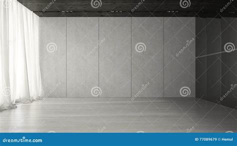 Interior Of Empty Room 3D Rendering Stock Image Image Of Stylish