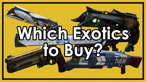 Destiny Which Exotics Should You Buy At Monument To Lost Lights