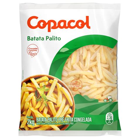 Batata Pr Frita Palito Congelada Copacol Kg Big Box Norte