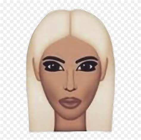 Download Kimoji Sticker - Kim Kardashian Clipart Png Download - PikPng