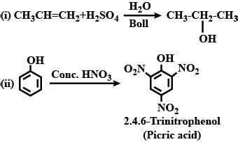 How Will You Convert I Propene To Propan 2 Ol Ii Phenol To 2 4 6