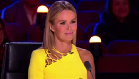 BGT Amanda Holden Strips Naked In Aid Of Heart FM Prize Draw Daily Star