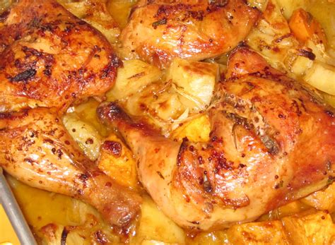 Groselha Vermelha Pernas De Frango No Forno