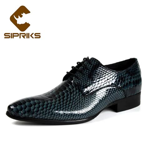 Aliexpress.com : Buy Sipriks Luxury Embossed Leather Shoes Mens Python Shoes For Men Snake Skin ...