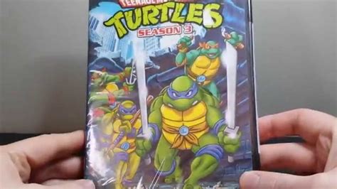 Teenage Mutant Ninja Turtles 1987 Season 3 Dvd Unboxing Youtube