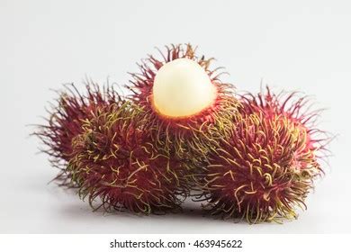 Rambutan Red Colour Nephelium Lappaceum Stock Photo 2006070188