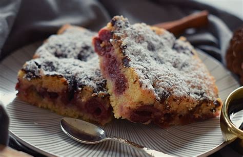 Kirschkuchen Vom Blech Mein Minuten Rezept F R Blechkuchen Mit