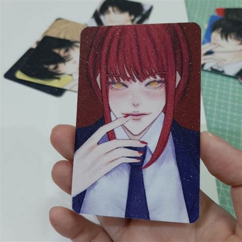 Jual Chainsaw Man Photocard Pc Fanmerch Fanart Polaroid Anime Shopee