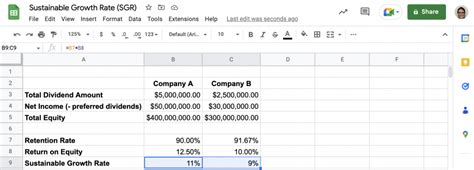 Sustainable Growth Rate Formula How To Calculate It Layer Blog