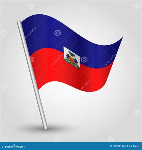 Haitian Flag Symbol Vector