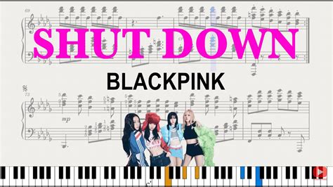 Shut Down Blackpink Piano Tutorial With Fingering Ode To Liszts La Campanella Free Sheet