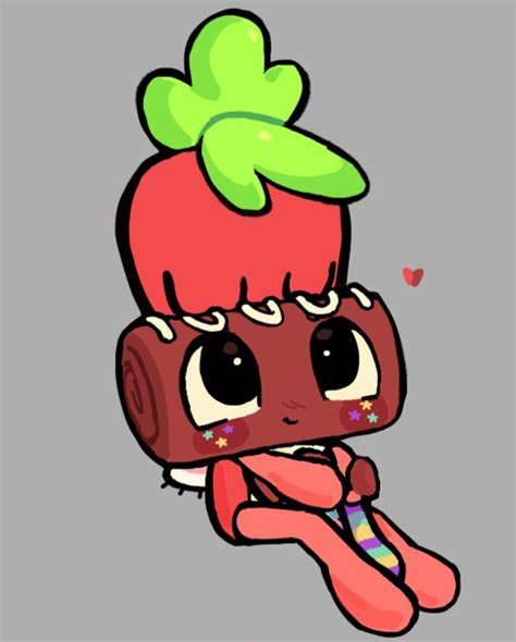 Fruitcake Again Wowow Sprout X Cosmo Cute Drawings Fruit Cake Character Design