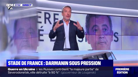 BFMTV on Twitter Incidents au Stade de France Gérald Darmanin sous