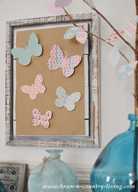 Paper Butterfly Wall Art - Town & Country Living