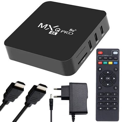 Смарт приставка TV Box MXQ PRO 4K, 2GB/16GB, ТВ приставка андроид ...