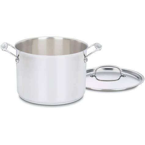 Shop Cuisinart Chef S Classic 8 Quart Stainless Steel Stock Pot With