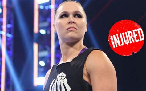 Ronda Rousey Dealing With Broken Arm Before Wrestlemania