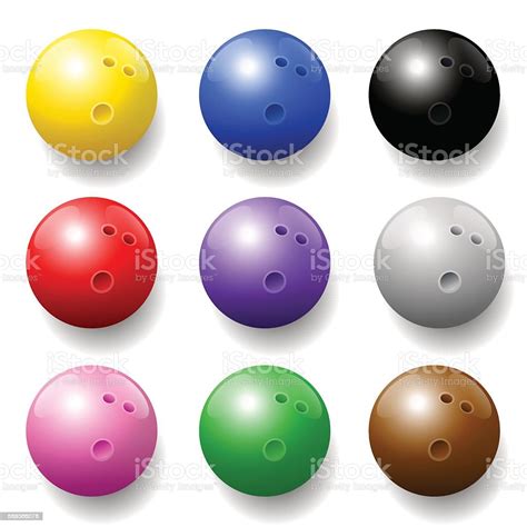 Bowling Balls Colors Set Stock Illustration - Download Image Now ...