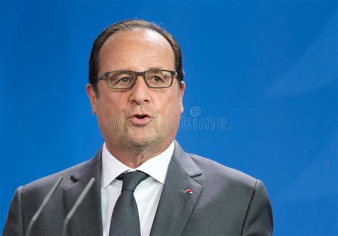 Le Président Français Francois Hollande Photographie éditorial Image