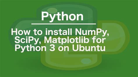 Pip Install Numpy Scipy Matplotlib Ipython Scikit Learn Pandas Zohal