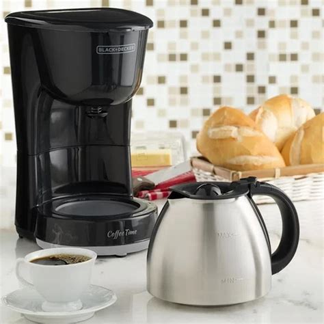 Cafeteira Elétrica Blackdecker Até 18 Cafés Jarra Inox 750ml Cm15