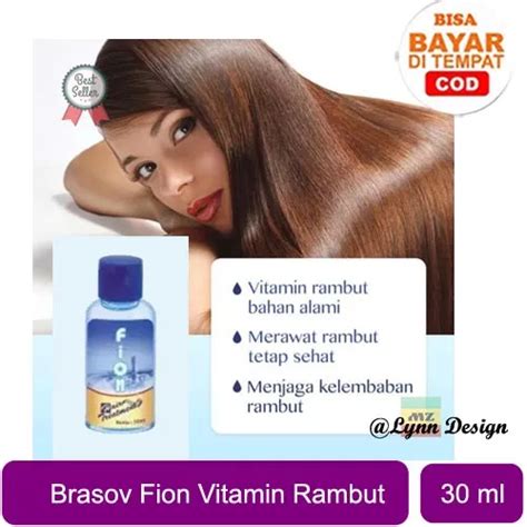 Fion Perawatan Rambut 30 Ml Ukuran Mini Hair Treatment Serum Vitamin