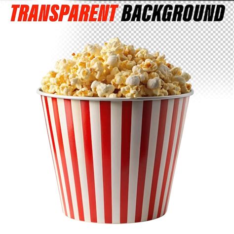 Premium Psd A Bucket Of Popcorn
