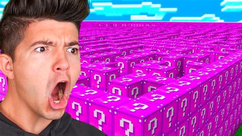 Minecraft PINK LUCKY BLOCK MAZE Minecraft Lucky Block Mod W