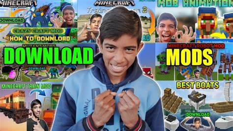 Mcpe Mods For Minecraft Pocket Edition Youtube