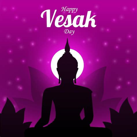 Premium Vector Happy Vesak Day