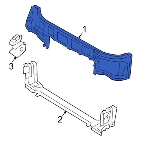 Dodge OE 4805844AJ Front Upper Radiator Support Tie Bar