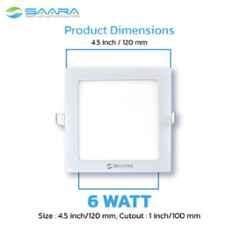 Buy Saara W Ip Dust Proof Energy Natural White Led Square Panel