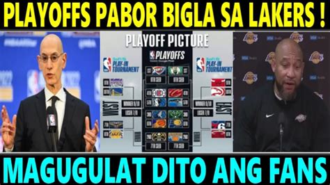 Just In Playoffs Pabor Bigla Sa Lakers Ikakagulat Ito Ng Mga Lakers