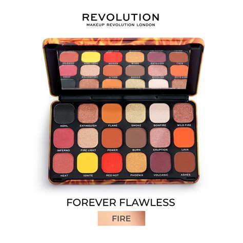 Makeup Revolution Тени для век FOREVER FLAWLESS Fire большая палетка