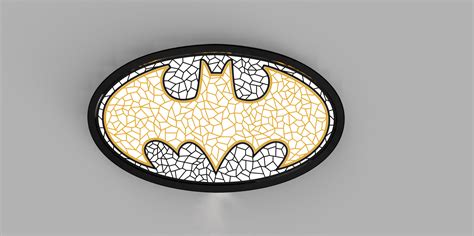 Fichier Stl Lampe Murale Batman Objet Pour Impression D