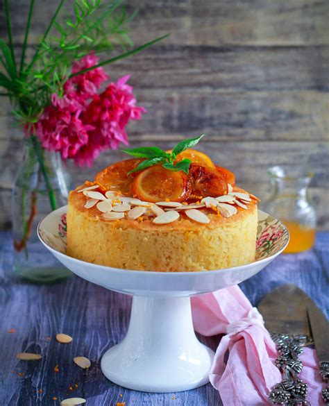 Orange Semolina Almond Cake