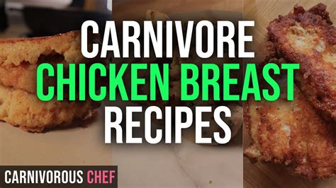 3 Chicken Breast CARNIVORE DIET Recipes - Love To Eat Blog