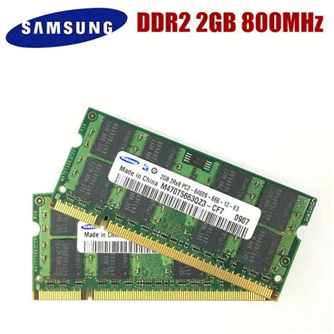 Samsung Ddr2 2gb 1gb Pc2 5300s 6400s Ddr2 2g 1g 667 800 Mhz Laptop