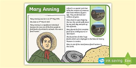 Mary Anning Display Poster Hecho Por Educadores Twinkl