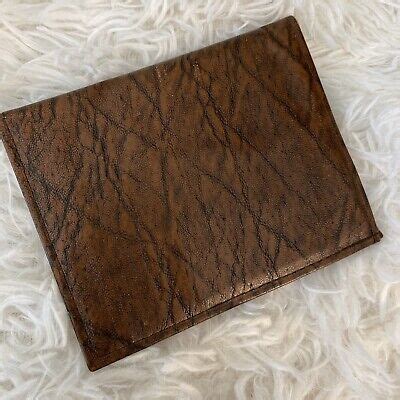 ROLFS Bifold Men S Wallet Brown Cowhide American Classic Leather Credit