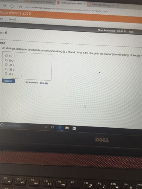 Solved An ideal gas undergoes an adiabatic process while | Chegg.com 