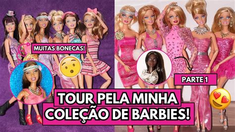 Tour Pela Minha Cole O De Barbies S O Muitas Bonecas Parte Youtube